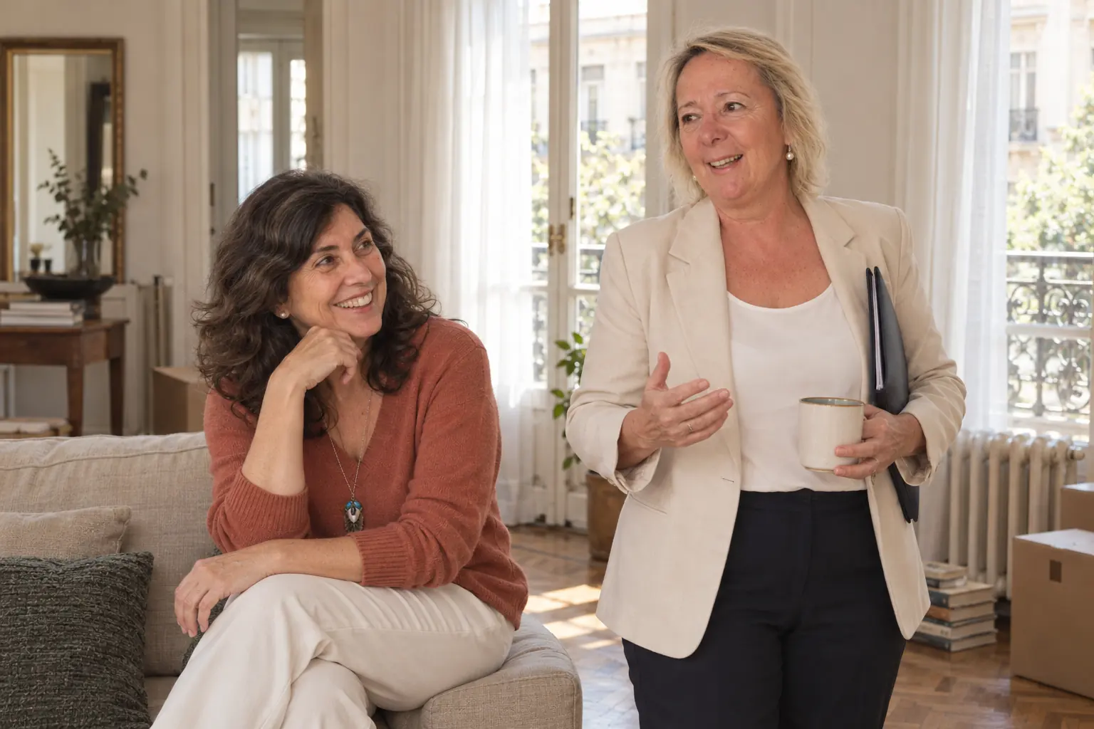 Fernanda y Andrea, socias de Buongiorno Propiedades